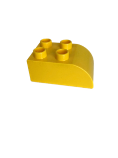 Lego® Duplo® kostka žlutá zaoblená 3x2